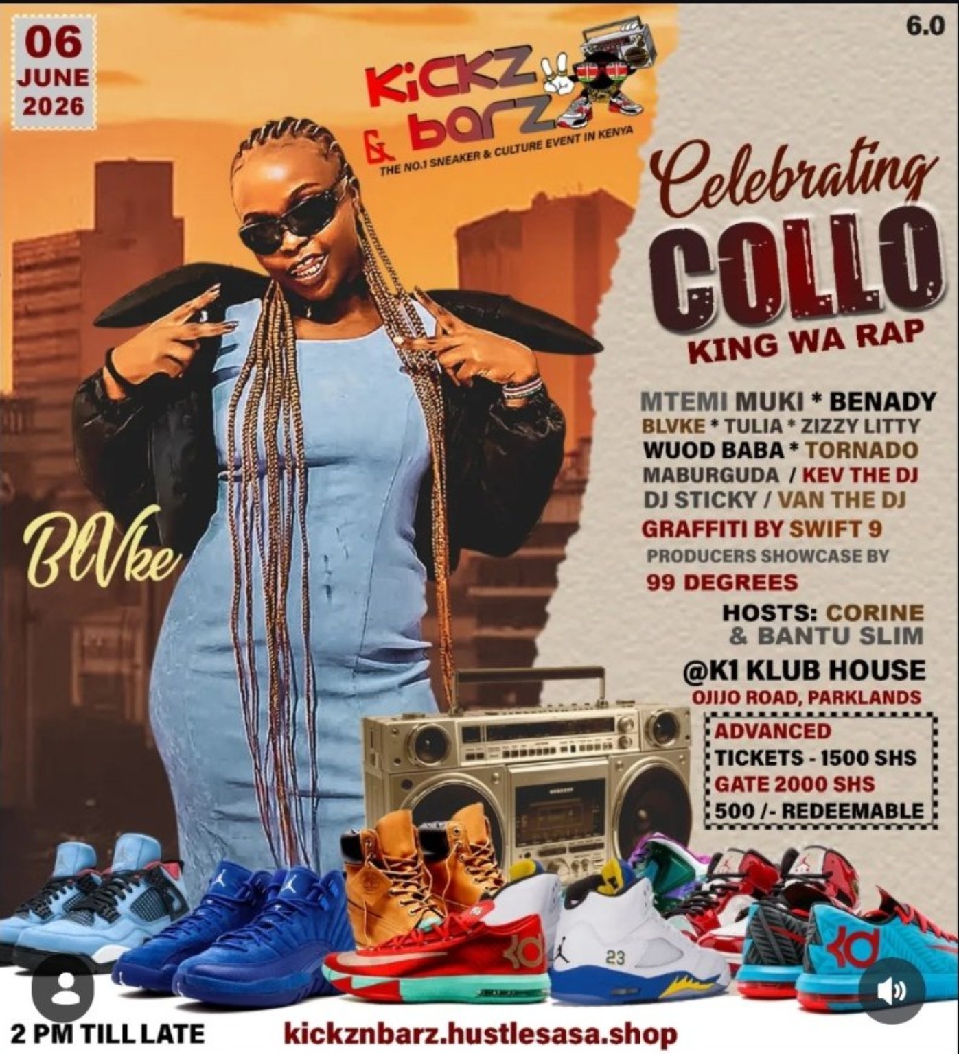 BLVKE artist poster
