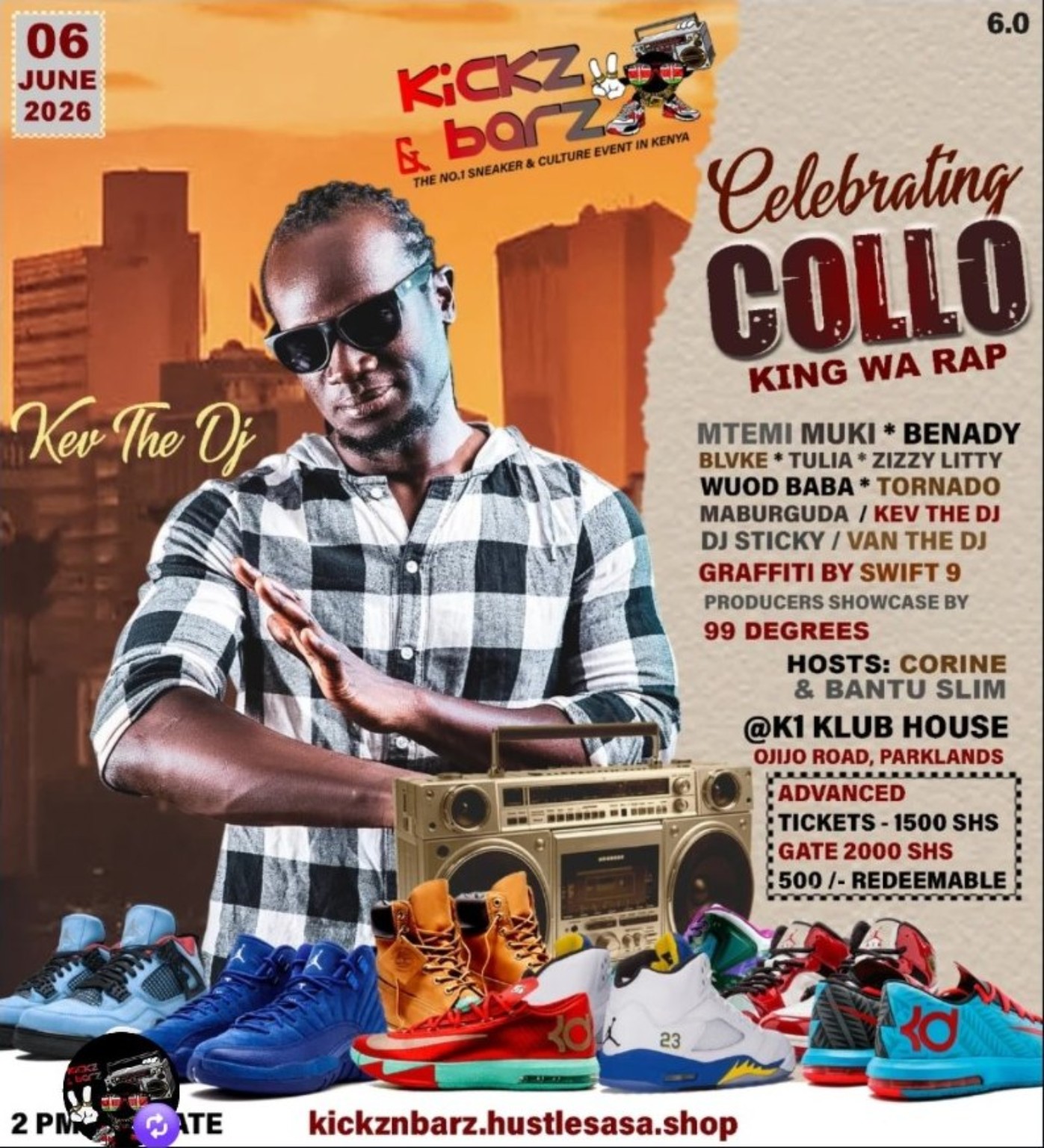 Kev the DJ poster
